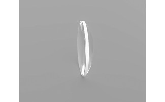 Dia25.4mm EFL400mm UV Fused Silica Plano Convex Lens 355nm AR Coated